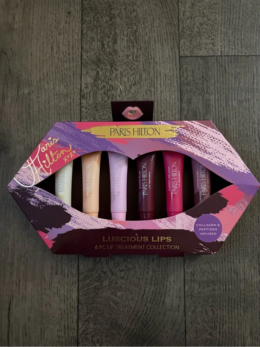 Paris Hilton 6 Piece Tinted Lip Gloss Set